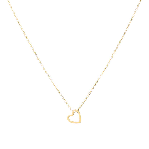 Necklace Falling Heart