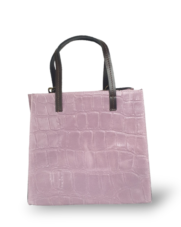 Handbag Crocodile - Pink