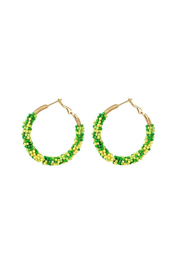 Earrings Colourful - Green