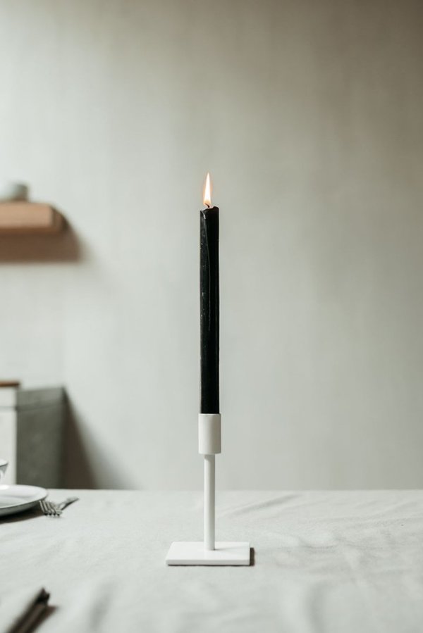 Candle Holder Cleo S - White